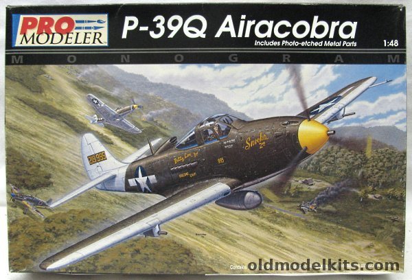 Monogram 1/48 Bell P-39Q Airacobra Pro Modeler - Maj. Joseph H Powell 72 FS 21st FG Mariana Island 1944 / 'Snooks 2' Lt. Col. William Shomo Medal of Honor Recipient, 5924 plastic model kit